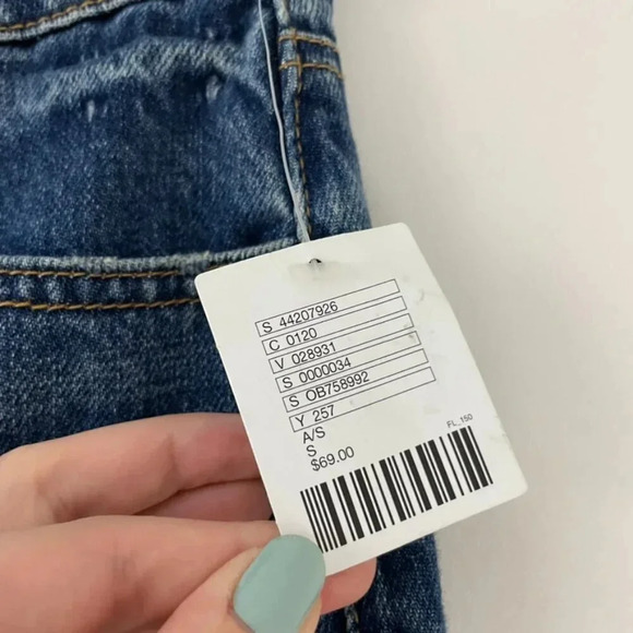 Urban Outfitters BDG Floral Patchwork Denim Mini Skirt Size Small - Picture 5 of 6